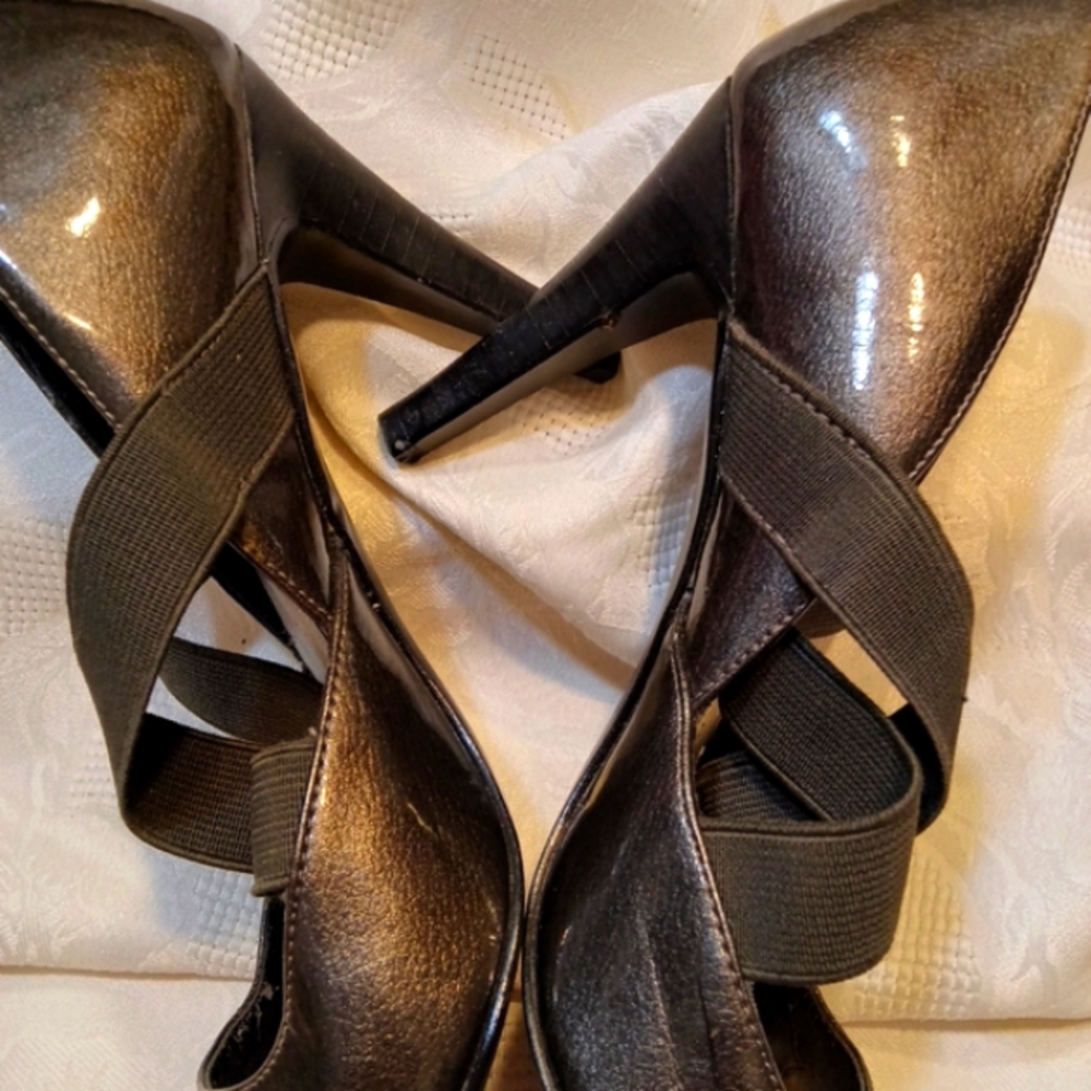 WORTHINGTON LADIES GRAY HEELS Sz 8 - Picture 8 of 15